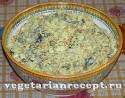 К новогоднему столу. Вкусный оливье по-вегетариански